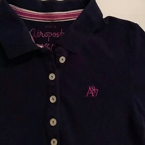 Girls navy blue XS Aeropostale top